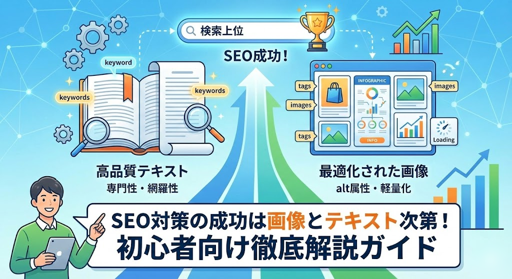 SEO対策の成功は画像とテキスト次第！初心者向け徹底解説ガイド