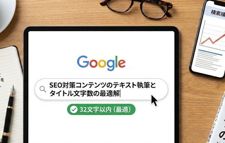 SEO対策コンテンツのテキスト執筆とタイトル文字数の最適解